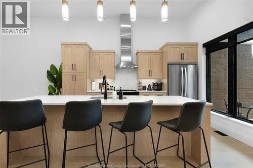 572 Lily Mac Boulevard, Windsor, ON - Indoor Photo Showing Kitchen With Upgraded Kitchen