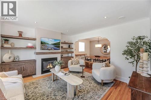 75 Emerald Crescent, Toronto, ON - Indoor Photo Showing Living Room With Fireplace