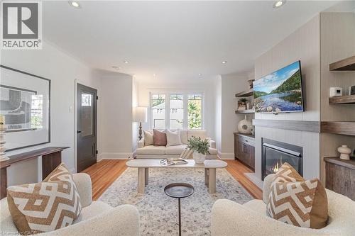 75 Emerald Crescent, Toronto, ON - Indoor Photo Showing Living Room With Fireplace
