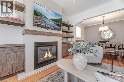 75 Emerald Crescent, Toronto, ON - Indoor Photo Showing Living Room With Fireplace
