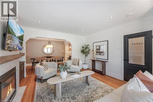 75 Emerald Crescent, Toronto, ON - Indoor Photo Showing Living Room With Fireplace