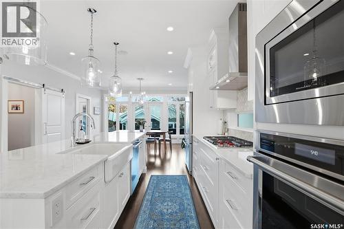 511 Lansdowne Avenue, Saskatoon, SK - Indoor Photo Showing Kitchen With Upgraded Kitchen