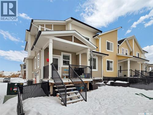 13 600 Maple Crescent, Warman, SK - Outdoor With Deck Patio Veranda With Facade
