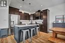 13 600 Maple Crescent, Warman, SK  - Indoor Photo Showing Kitchen With Upgraded Kitchen 