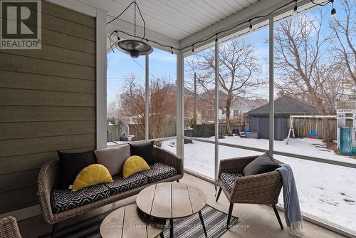 Screened Porch - 56 Wellington Street S, Goderich (Goderich (Town)), ON - Outdoor With Exterior