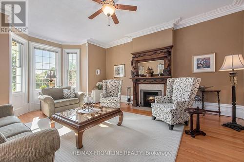 2 George Street N, Smiths Falls, ON - Indoor Photo Showing Living Room With Fireplace
