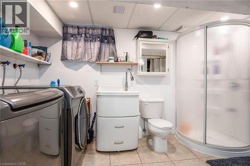 Laundry and 3 pc Bathroom - 250 Royal Street, Waterloo, ON - Indoor