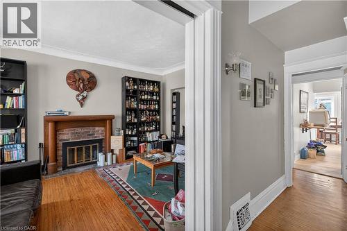 147 Homewood Avenue, Hamilton, ON - Indoor With Fireplace