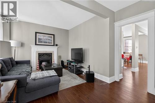 147 Homewood Avenue, Hamilton, ON - Indoor Photo Showing Living Room With Fireplace