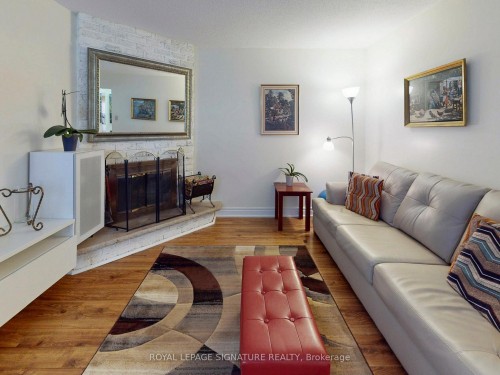4 Fieldview Crescent, Markham, ON - Indoor Photo Showing Living Room With Fireplace