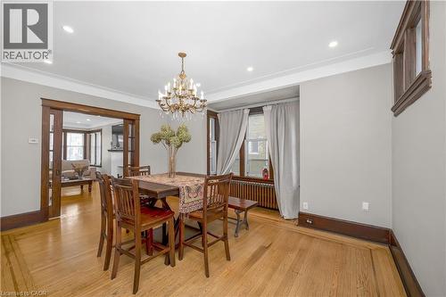 77 Proctor Boulevard, Hamilton, ON - Indoor Photo Showing Dining Room
