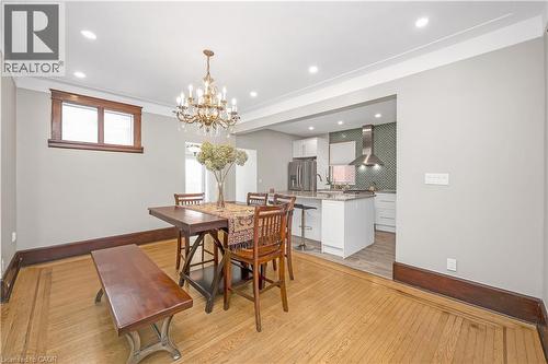 77 Proctor Boulevard, Hamilton, ON - Indoor Photo Showing Dining Room