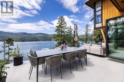 6101 -6099 Coracle Drive, Sechelt, BC - Outdoor With Body Of Water With Deck Patio Veranda