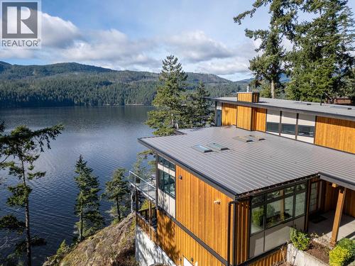 6101 -6099 Coracle Drive, Sechelt, BC - Outdoor With Body Of Water With Deck Patio Veranda With View