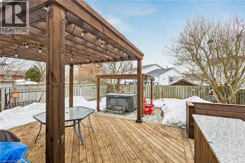 31 Cedar Crest Street, Kitchener, ON - Outdoor With Deck Patio Veranda With Exterior