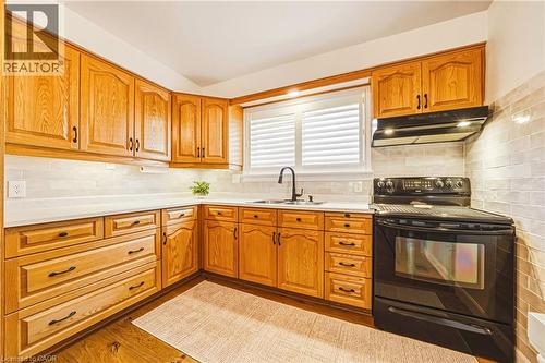 103 Empress Avenue, Hamilton, ON - Indoor Photo Showing Kitchen With Double Sink