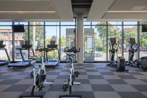 Exercise Room - 503-5175 Rue Mackenzie, Montréal (Côte-Des-Neiges/Notre-Dame-De-Grâce), QC - Indoor Photo Showing Gym Room