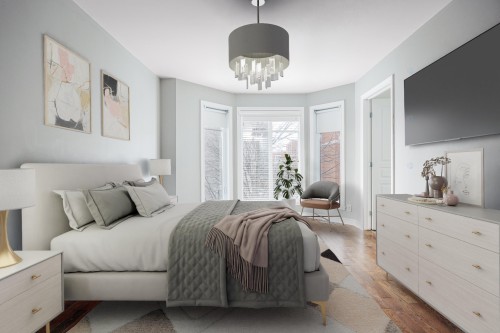 Bedroom - 4363 Boul. Décarie, Montréal (Côte-Des-Neiges/Notre-Dame-De-Grâce), QC - Indoor Photo Showing Bedroom