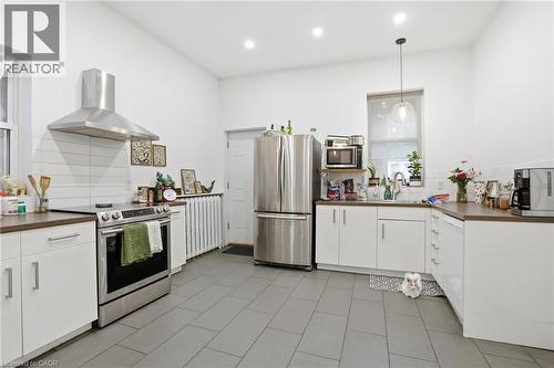 Unit 1 - Main Floor - 147 Emerald Street S, Hamilton, ON - Indoor Photo Showing Kitchen With Upgraded Kitchen