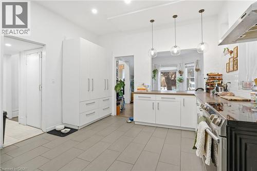 Unit 1 - Main Floor - 147 Emerald Street S, Hamilton, ON - Indoor Photo Showing Kitchen With Upgraded Kitchen