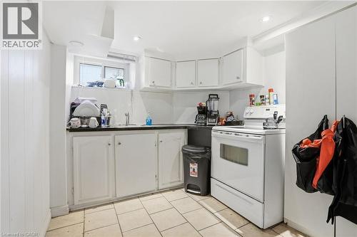 basement - Apt 4 - 147 Emerald Street S, Hamilton, ON - Indoor Photo Showing Kitchen