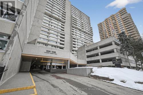 Front of building - 2502 - 530 Laurier Avenue W, Ottawa, ON - Outdoor With Balcony With Facade