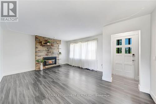 167 Miles Road, Hamilton, ON - Indoor Photo Showing Living Room With Fireplace