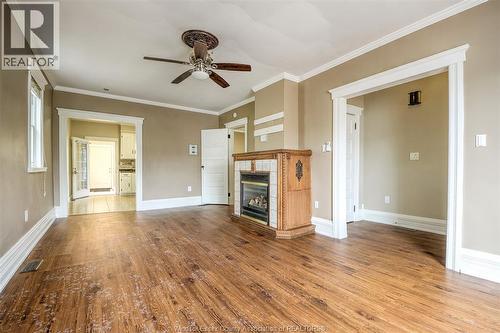 456 Chilver Unit# Lower, Windsor, ON - Indoor With Fireplace