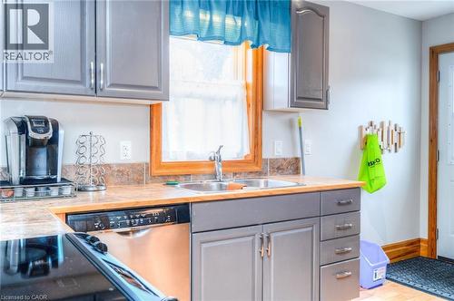 46 2 Avenue, Kitchener, ON - Indoor Photo Showing Kitchen With Double Sink