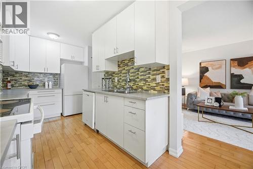 424 Jackson Street W, Hamilton, ON - Indoor Photo Showing Kitchen With Double Sink