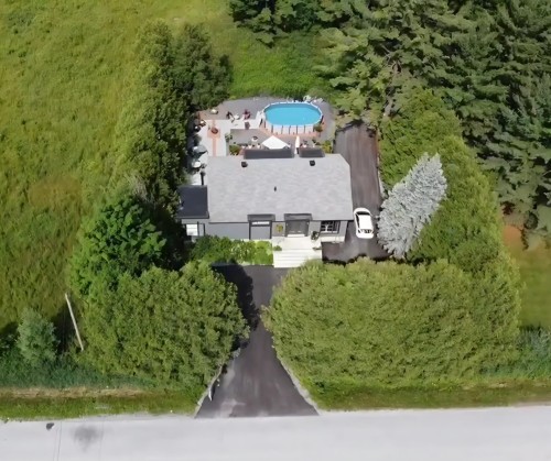 Photo aérienne - 773 Ch. Maurice, Bedford - Canton, QC - Outdoor With View