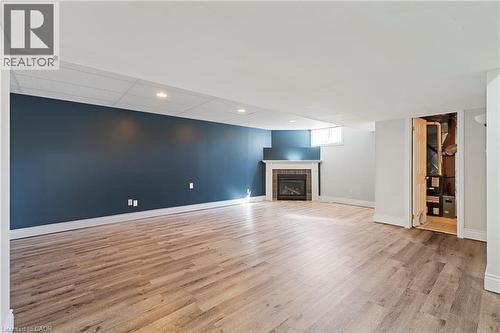 77 Morgan Drive, Caledonia, ON - Indoor With Fireplace