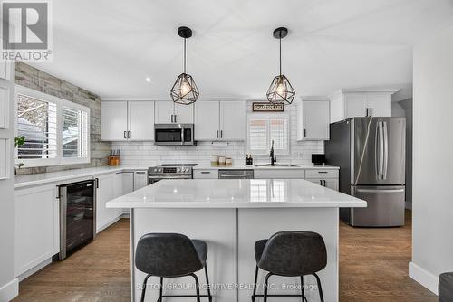 56 Shakespeare Crescent, Barrie, ON - Indoor Photo Showing Kitchen With Stainless Steel Kitchen With Upgraded Kitchen
