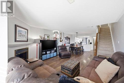 432 Hillsboro Private, Ottawa, ON - Indoor Photo Showing Living Room With Fireplace