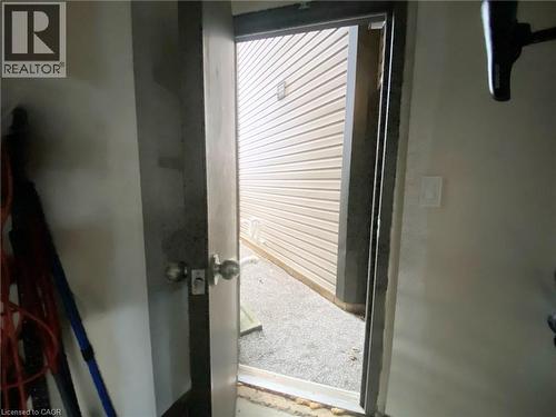 Garage door to rear yard - 72 Dodman Crescent, Ancaster, ON - Indoor