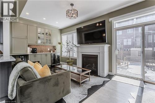 36 Heming Trail, Ancaster, ON - Indoor Photo Showing Living Room With Fireplace