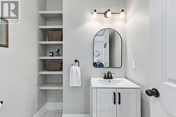 Main floor powder room - 