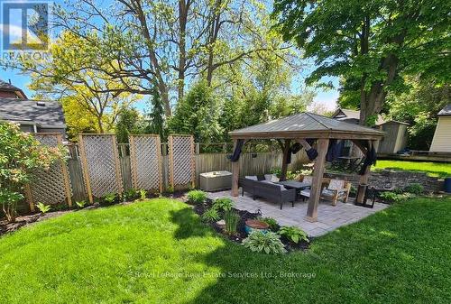 Pergola & Backyard - 26 Davidson Street, Cambridge, ON - Outdoor With Backyard