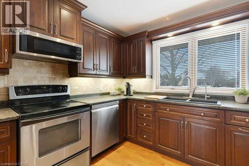 26 Esther Avenue, Cambridge, ON - Indoor Photo Showing Kitchen With Double Sink