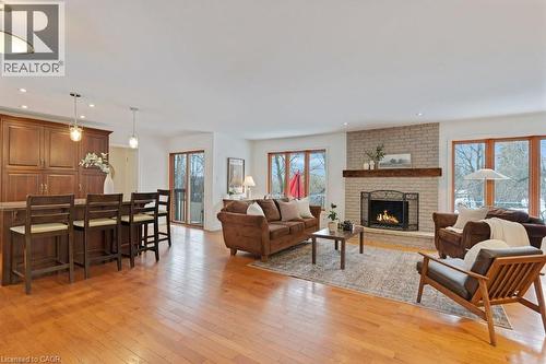 26 Esther Avenue, Cambridge, ON - Indoor Photo Showing Living Room With Fireplace
