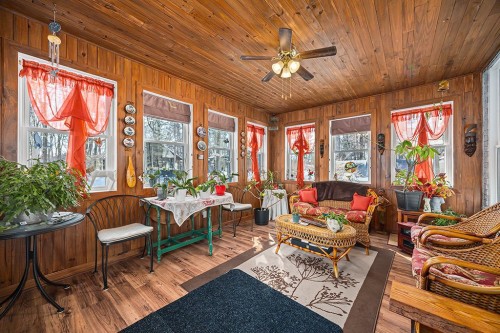 Solarium/Verrière - 4 Av. Edgewood, Bristol, QC -  With Deck Patio Veranda