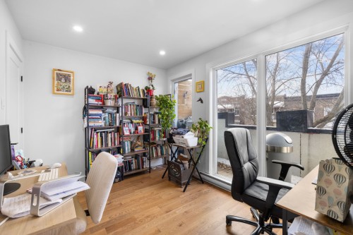 Chambre à coucher - 4315B Rue Parthenais, Montréal (Le Plateau-Mont-Royal), QC - Indoor Photo Showing Office