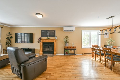 Salon - 1751 Rue Philippe, Prévost, QC - Indoor With Fireplace