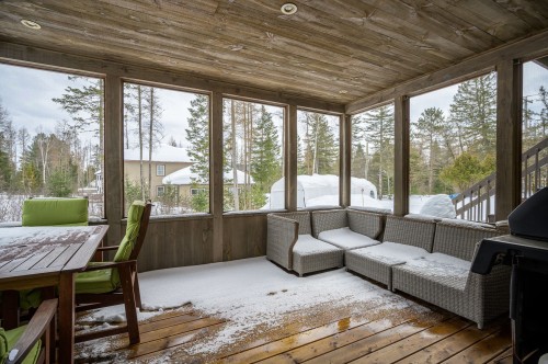 Solarium/Verrière - 31 Ch. Bélisle, Morin-Heights, QC - Outdoor With Deck Patio Veranda With Exterior