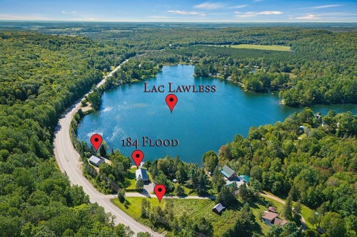 Photo aérienne - 184 Ch. Flood, Litchfield, QC - Outdoor With Body Of Water With View