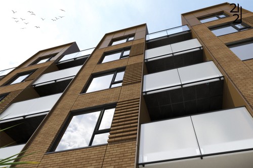 Front of Structure - 411-2121 Av. Papineau, Montréal (Ville-Marie), QC - Outdoor With Exterior