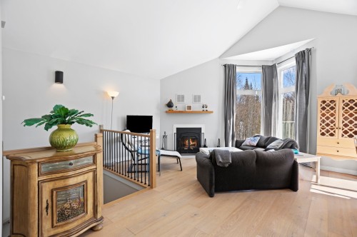 Salon - 232 Ch. De Chambord, Saint-Adolphe-D'Howard, QC - Indoor Photo Showing Other Room With Fireplace