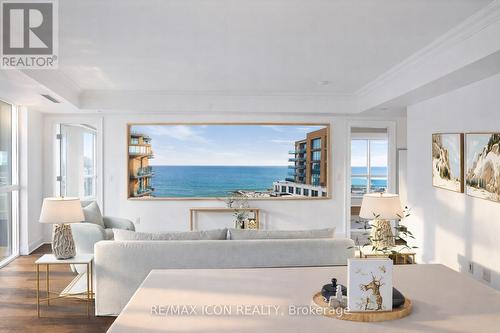 Image has been digitally enhanced - 602 - 2060 Lakeshore Road, Burlington (Brant), ON - Outdoor With Balcony With Exterior
