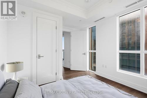 Image has been digitally enhanced - 602 - 2060 Lakeshore Road, Burlington (Brant), ON - Indoor Photo Showing Bedroom