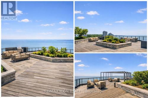 Image has been digitally enhanced - 602 - 2060 Lakeshore Road, Burlington (Brant), ON - Outdoor With Body Of Water With Balcony With View